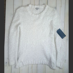 Calvin Klein Super Soft White Sweater NWT Medium